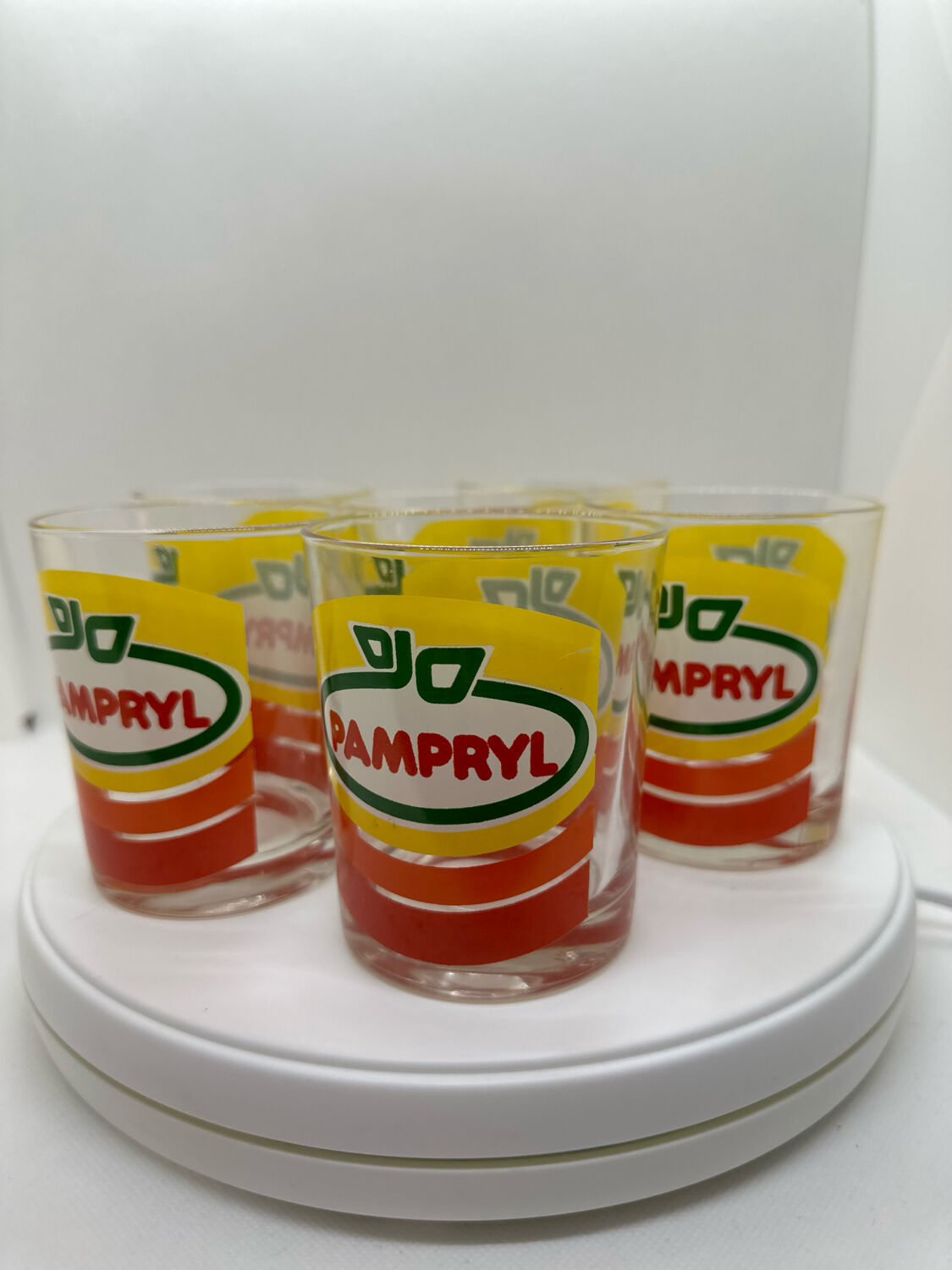 6 juice glasses pampril