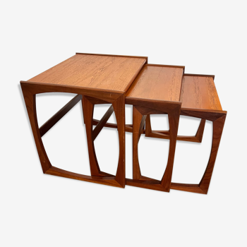 Teak pull-out tables G-Plan