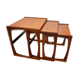 Teak pull-out tables G-Plan