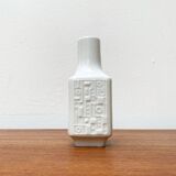 Brutalist porcelain vase from mid-century Wunsiedel Bavaria Porcelain, 1960s.