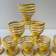 8 vintage shells in 80s wire