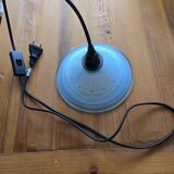 Art Deco blue globe lamp