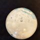 Lunar globe Robert I. Johnson 1966 – Vintage NASA – metal, original base