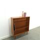 Noten fineer boekenkast LP kast met legplanken nr. 1