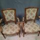 Paire de fauteuils de style Louis XVI