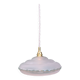 Vintage frosted glass lampshade pendant light