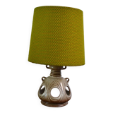Ceramic lamp from the 60s/70s with double lighting