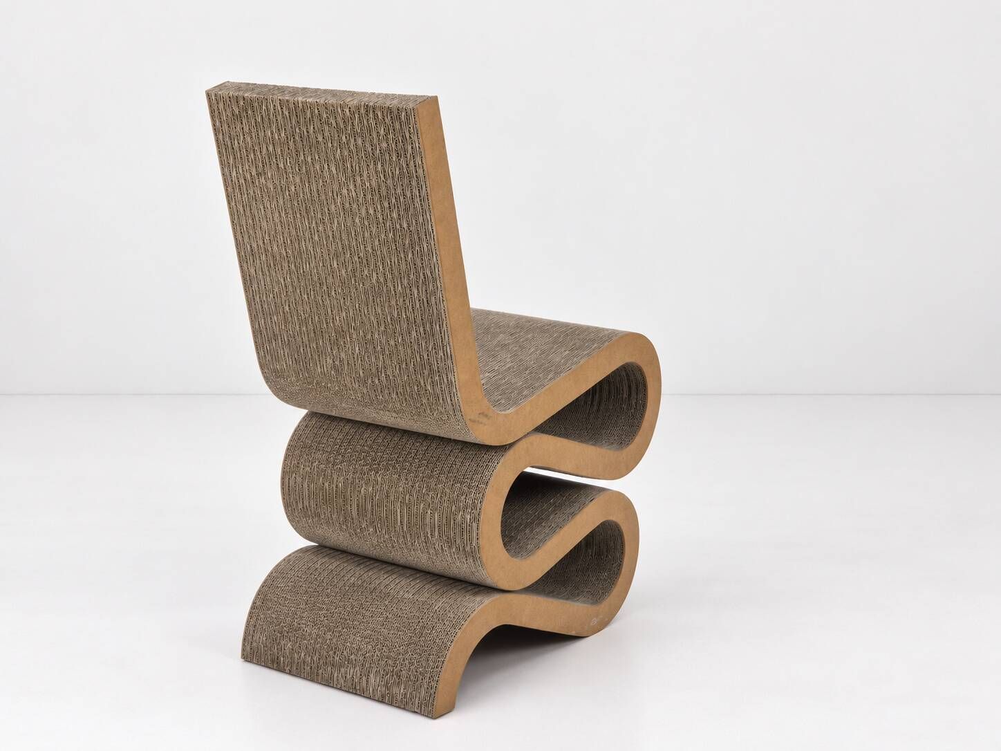 Chaise Wiggle Easy Edges avec tabouret par Frank Gehry pour Vitra