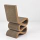 Chaise Wiggle Easy Edges avec tabouret par Frank Gehry pour Vitra