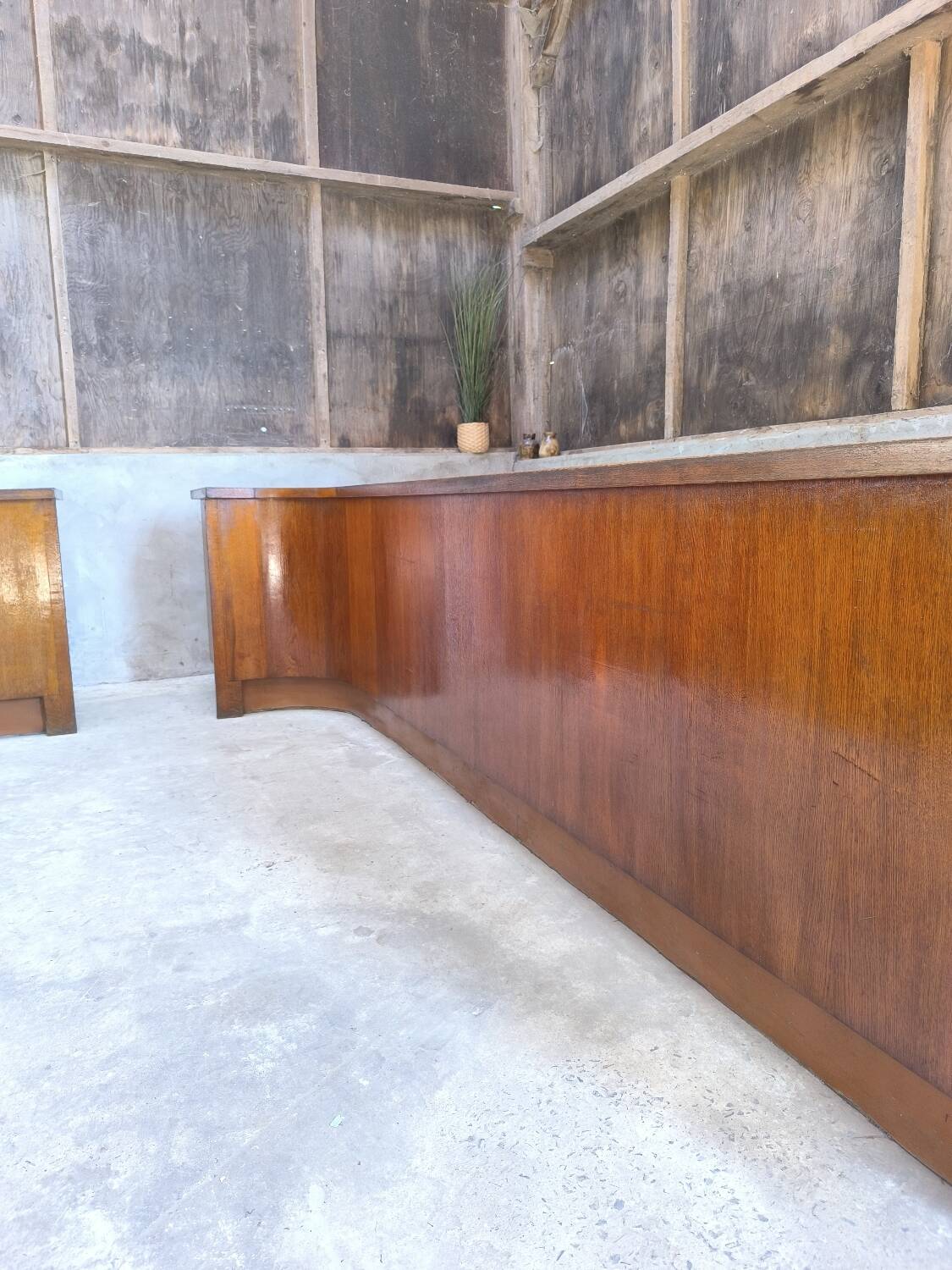 Ensemble de 2 comptoirs de magasin 1950