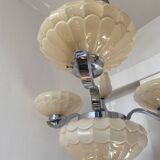 Art Deco chandelier 3 branches