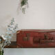 Vintage brown cardboard case 40s