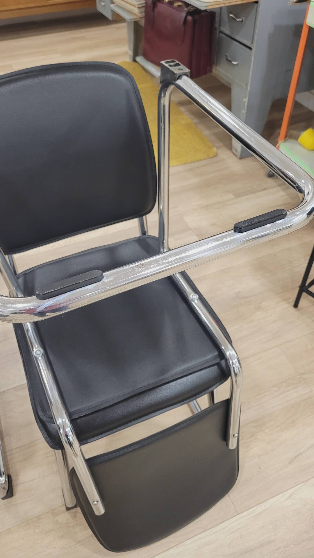 Six vintage chairs