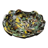 Vintage multicoloured Murano ashtray