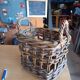 Vintage wicker basket