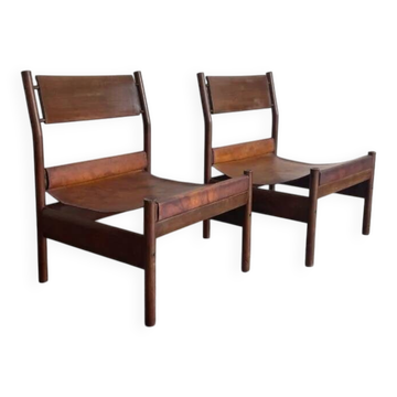 Pair of leather chairs