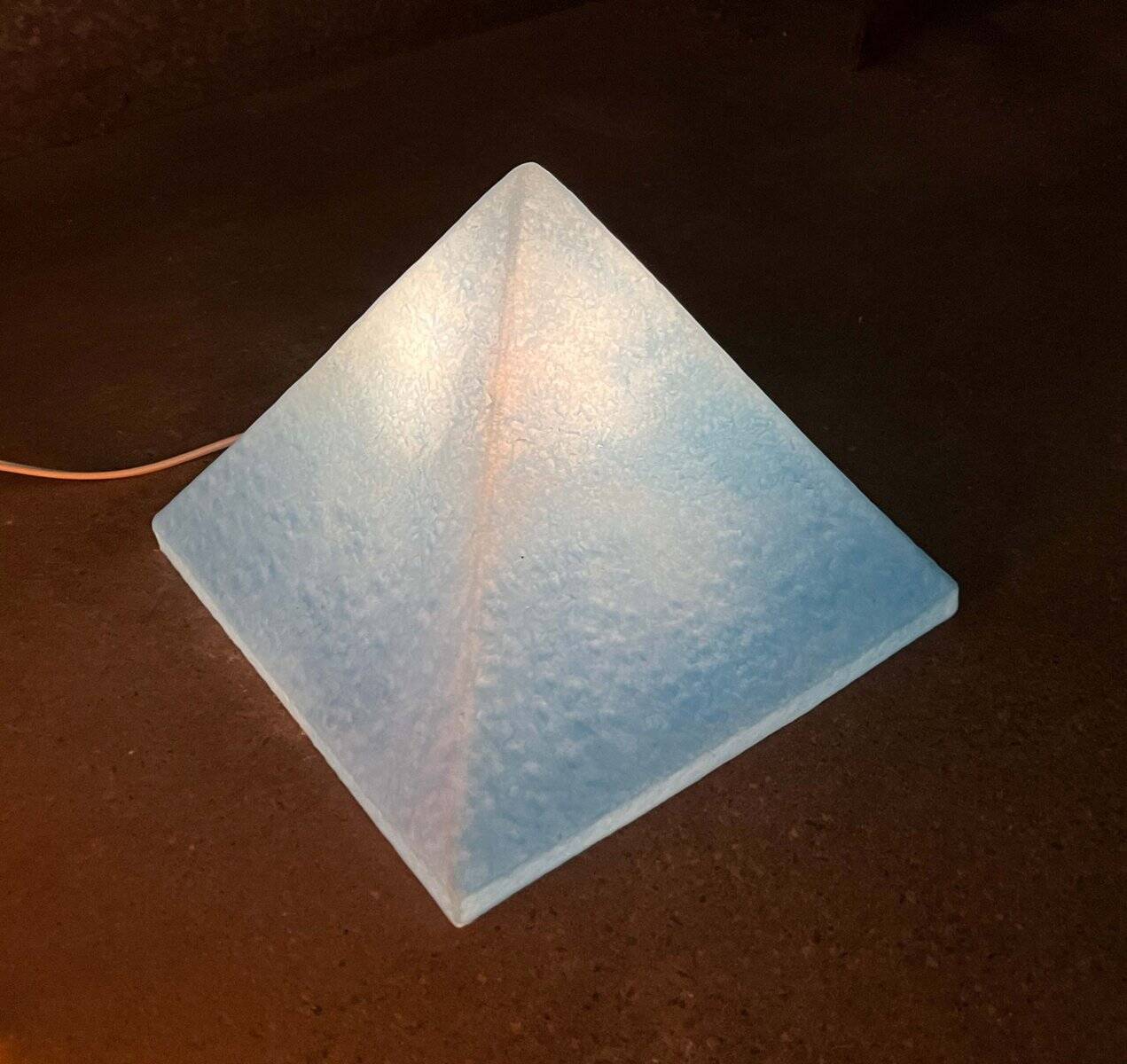 Postmodern Pyramide Shape Floor or Table Lamp from Heico, 1980s