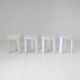Italian Space Age Plastic Stools by Olaf von Bohr for Gedy, set of four