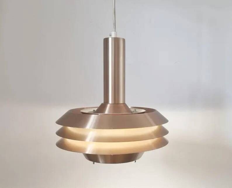 Midcentury Pendant, Jo Hammerborg, Denmark, 1970s
