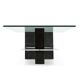 Mid-Century Italian Marble and Glass Coffee Table, 1970s