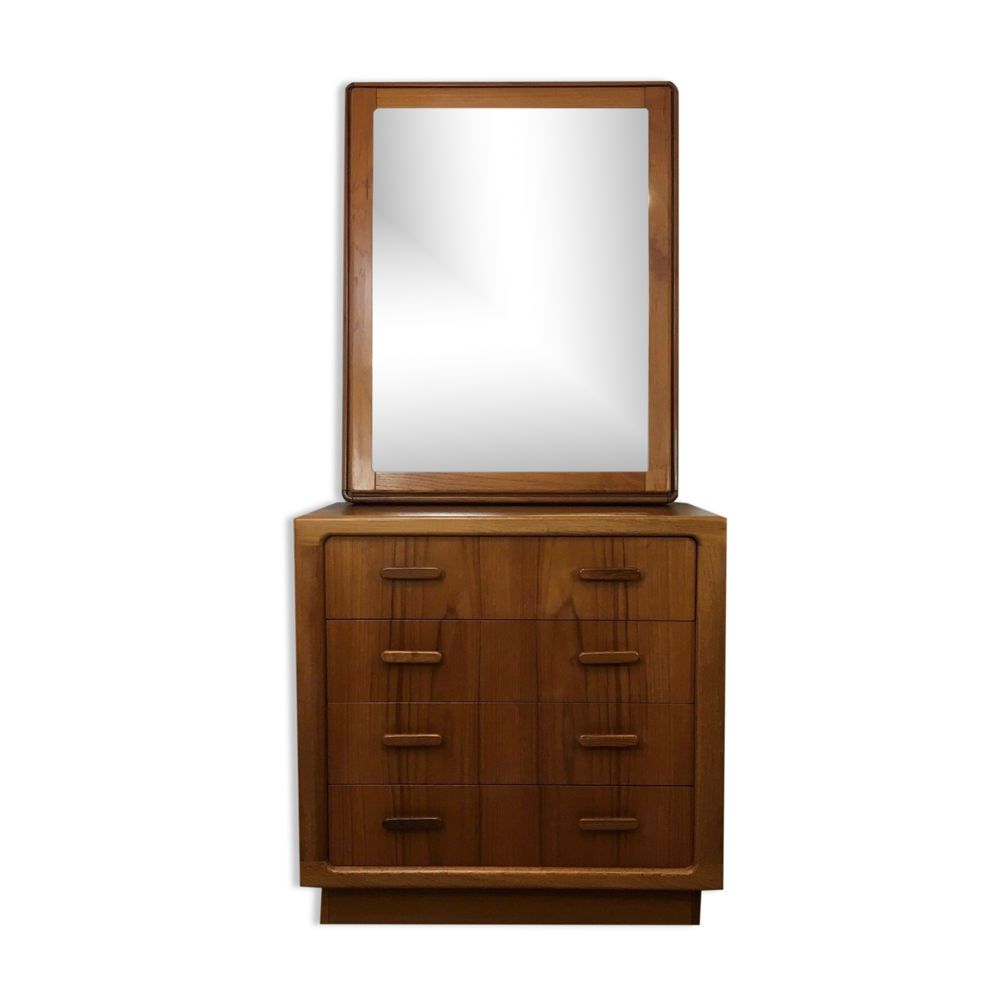 60s 70s teak sideboard dresser & mirror Danish Design Denmark 60s 70s