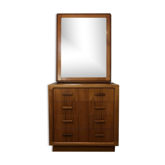 Commode & miroir danish design danemark 60s 70s