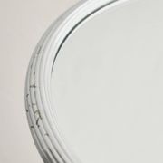 Framed metal mirror