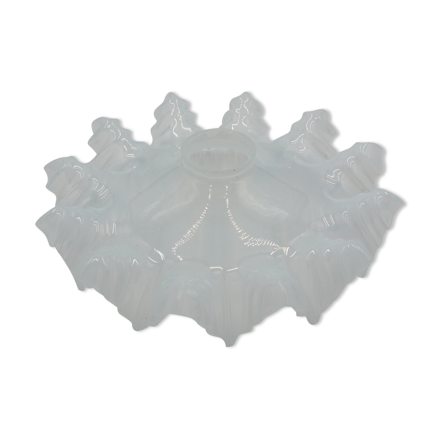 Corrugated glass suspension