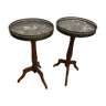 Duo pedestal tables