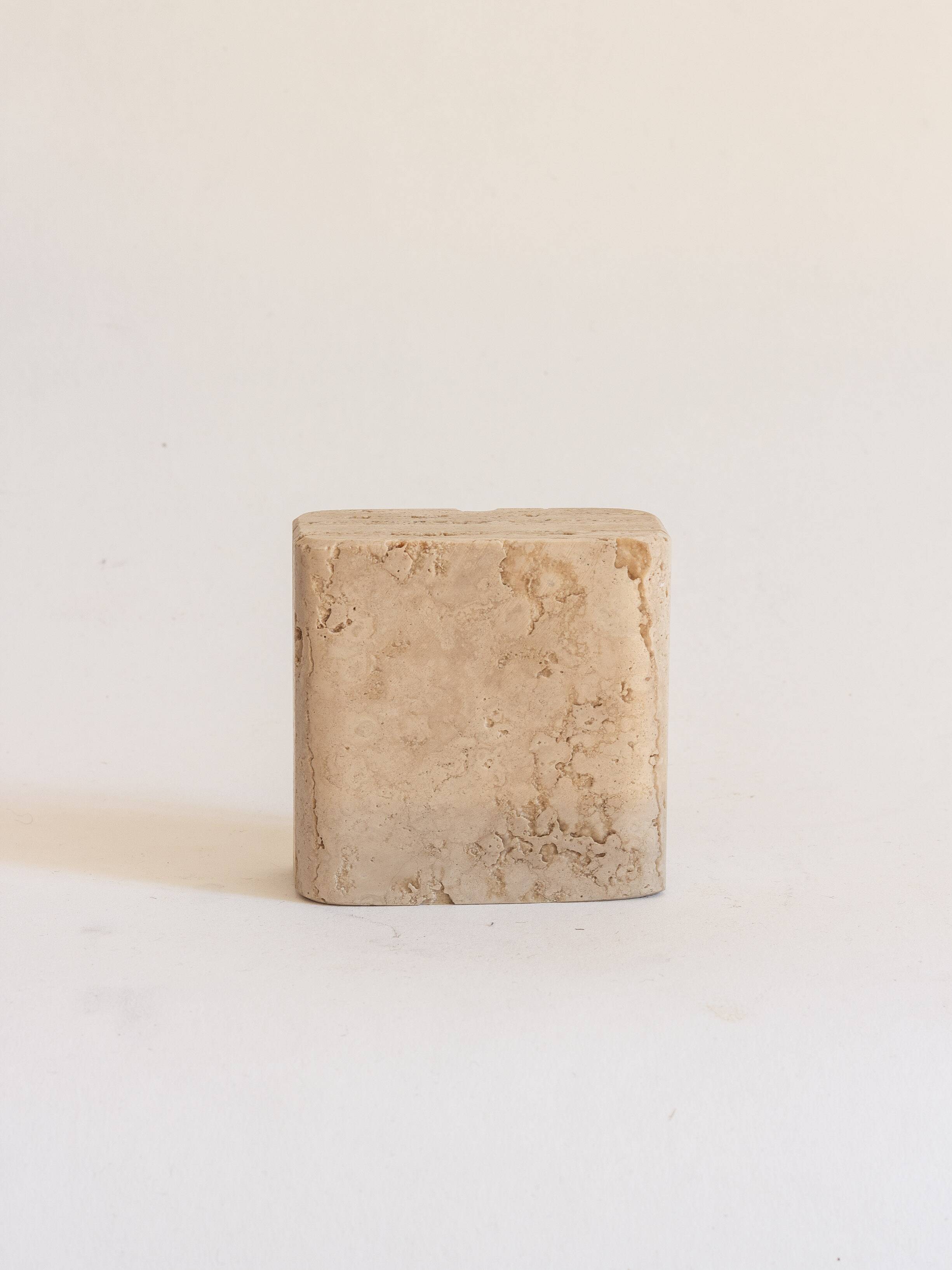 Travertine ashtray, 1970s