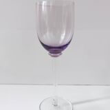 Set of Six Colorful Murano Blown Glass Wine Glasses, Italy 1980s