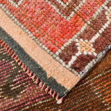 3x10 contemporary oushak runner rug, 86x302cm