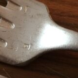 Silver metal cutlery