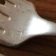 Silver metal cutlery