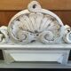 Fronton patina shabby chic gustavian ancient 73.5 cm