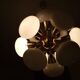 Chandelier Sputnik Kamenický Šenov, années 1970