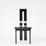 Set of 4 postmodern chairs by Pietro Constantini - Italy 1980s