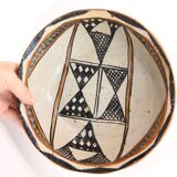 Berber dish with abstract patterns Sejnane Tunisia