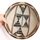 Berber dish with abstract patterns Sejnane Tunisia