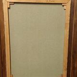 Oil painting on canvas "The Train" Franco Prayer (1924) 80 x 60 cm