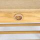 Scandinavian wooden bedside table