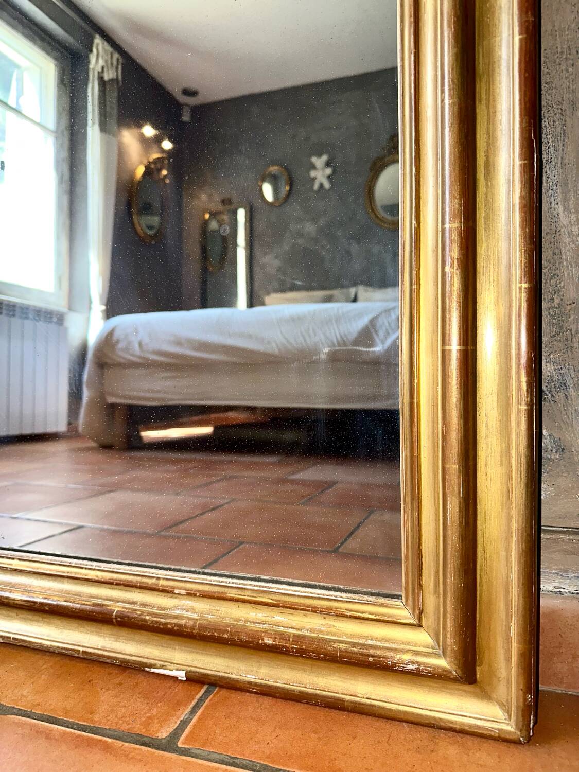 Miroir ancien Louis-Philippe XIXème