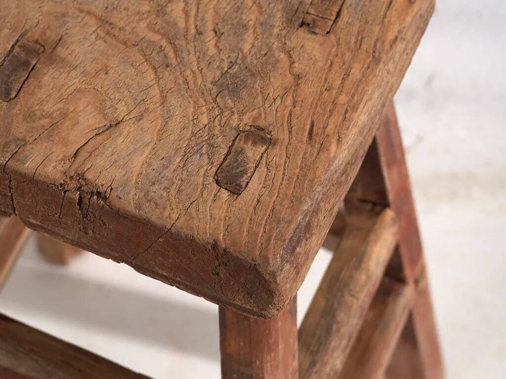 Small antique stool (c.1900) #7