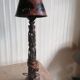 Original lamp with a metal shade