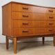 Commode scandinave en teck, 1960