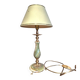 Lampe de table onyx vert & laiton doré griffes acanthe 1960s
