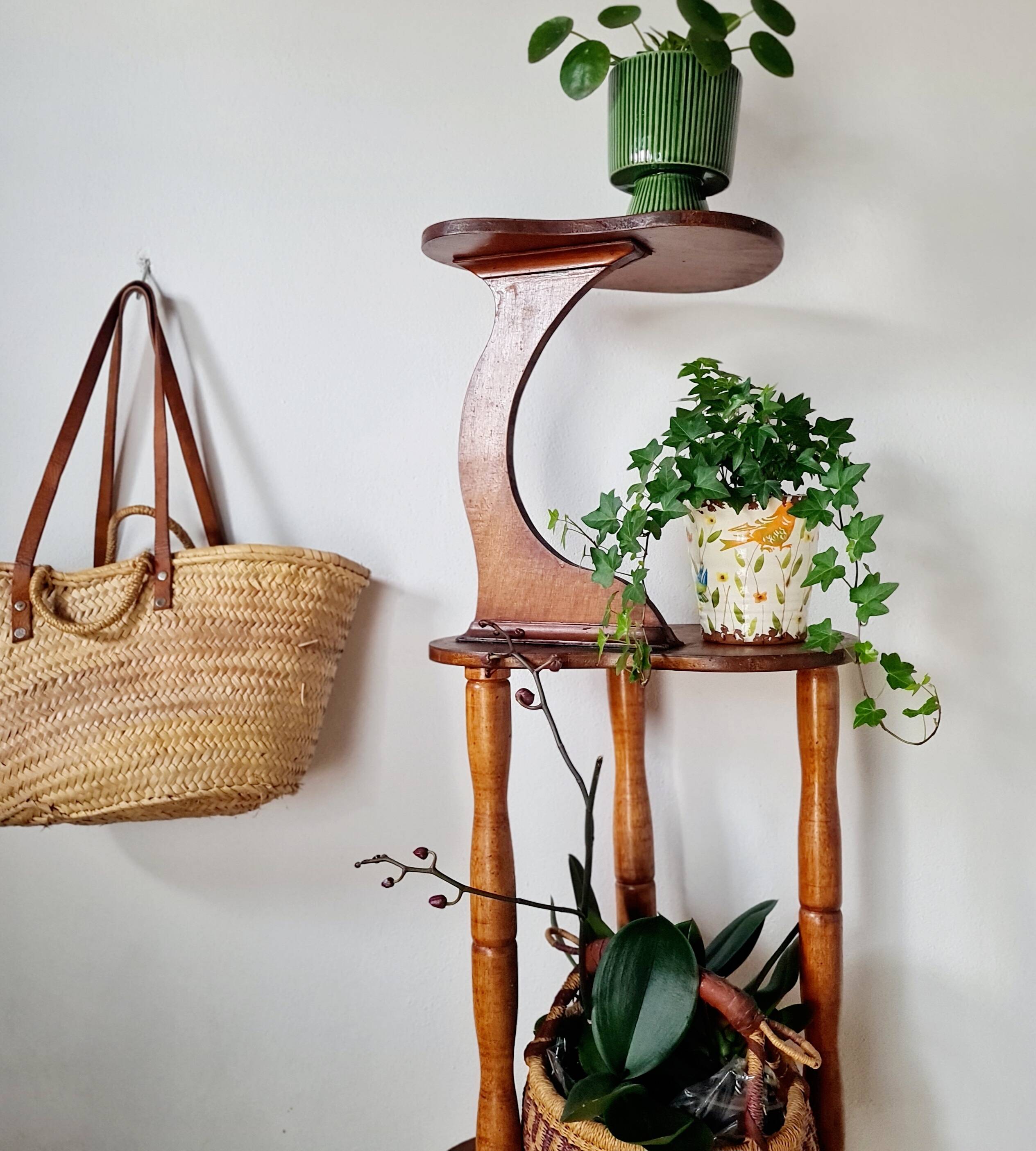 Antique wooden stand - plant holder