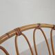 Set of 2 rattan, bamboo children's chairs Rohe Noordwolde 1950s