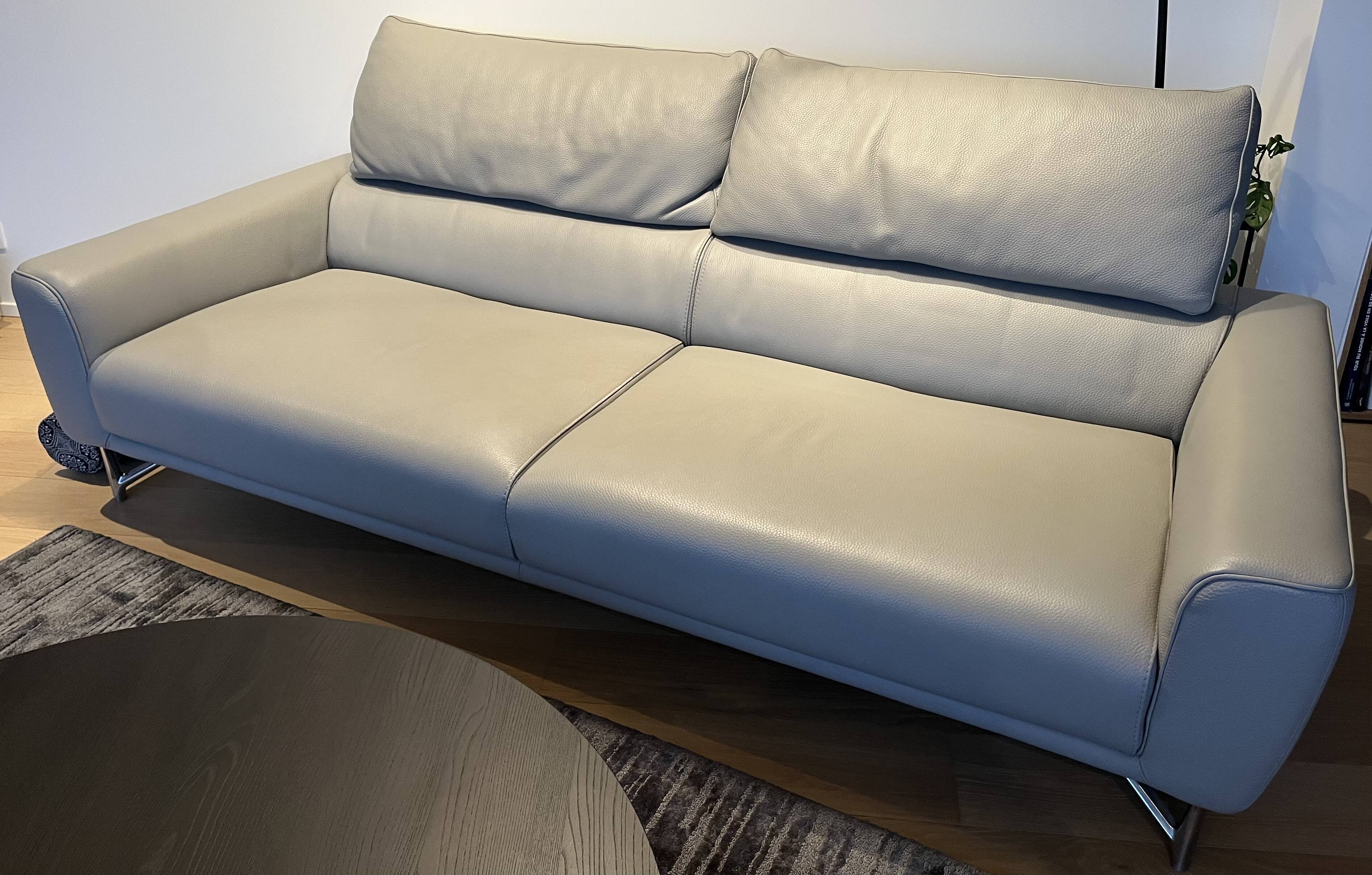 Roche Bobois leather sofa