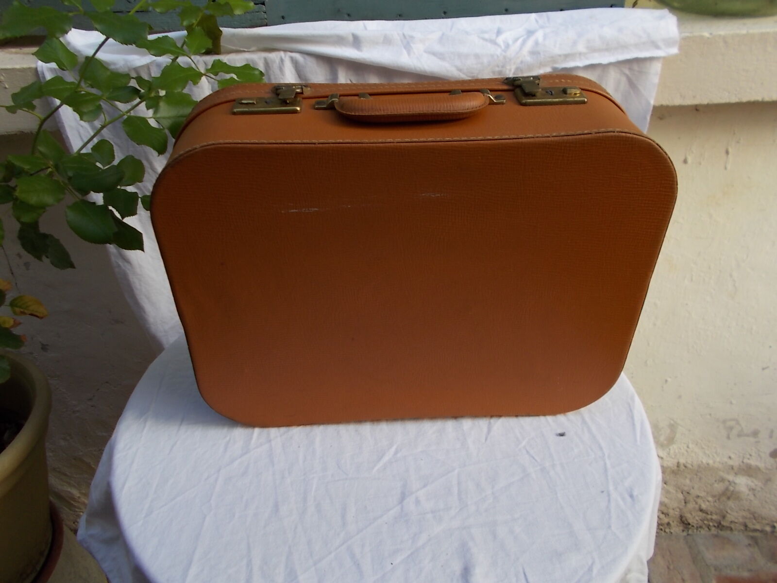 Vintage case, Scottish interior fabric